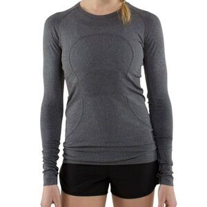 Lululemon Women's Gray Long Sleeve Swiftly Tech Top Size 10